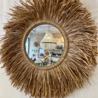 Raffia veidrodis 85cm
